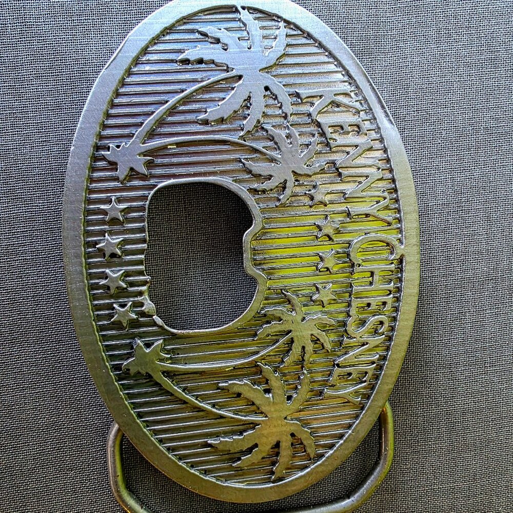 Kenny Chesney Belt Buckle Bottle Opener